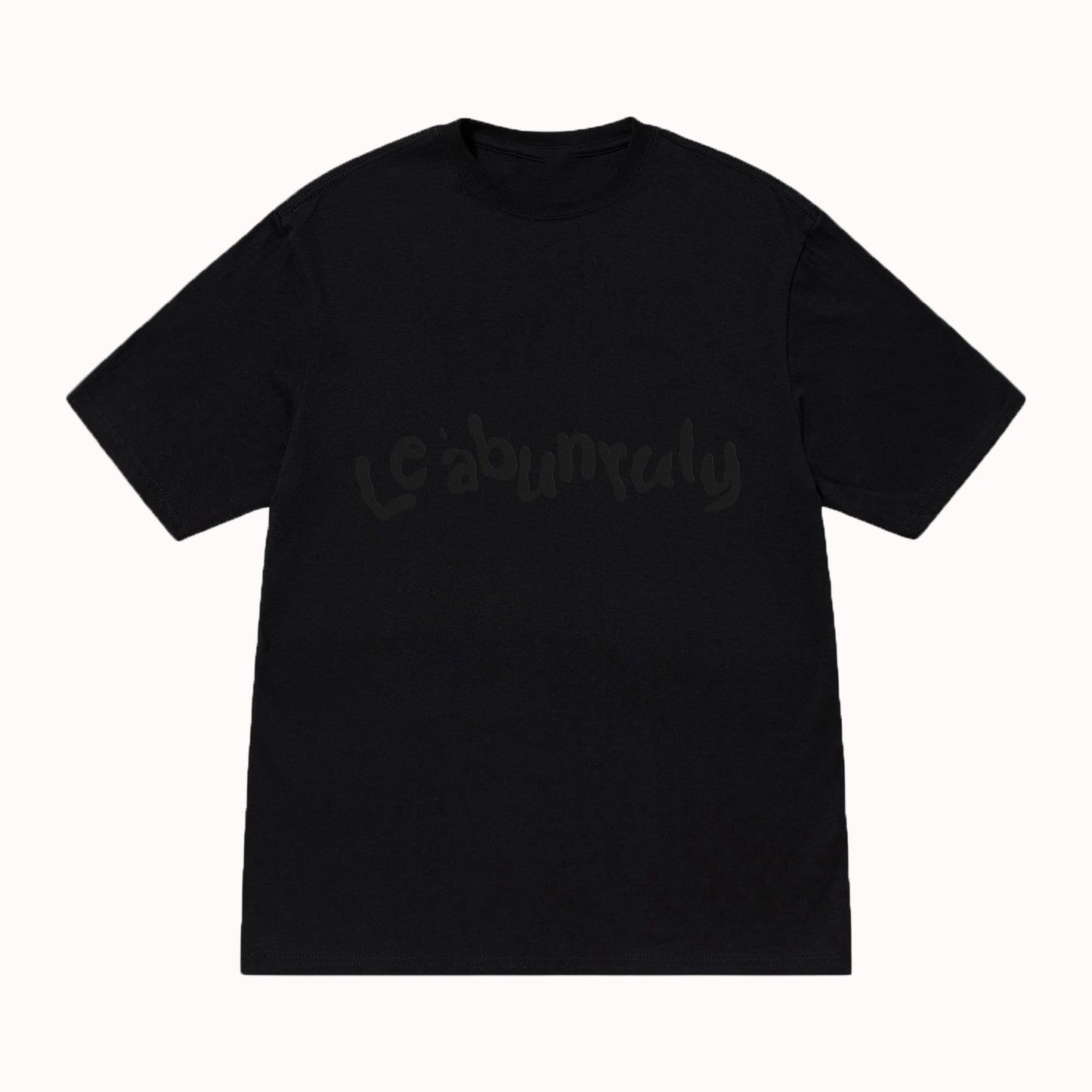 BIG BOOFY LOGO TEE BLACK