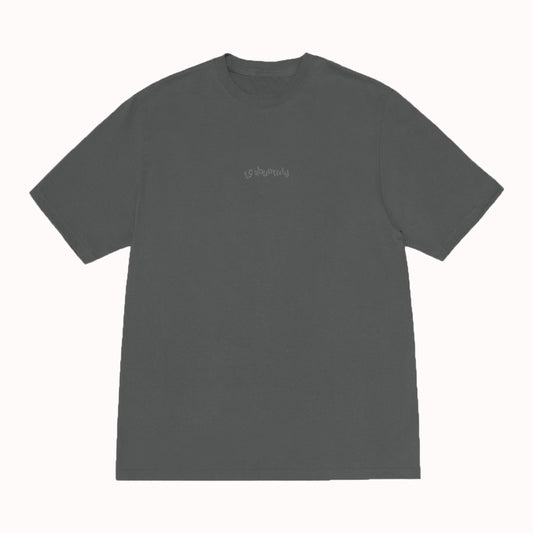 CLASSIC BOOFY LOGO TEE CHARCOAL