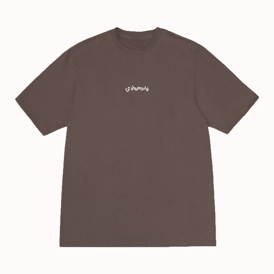 CLASSIC BOOFY LOGO TEE CHOCOLATE
