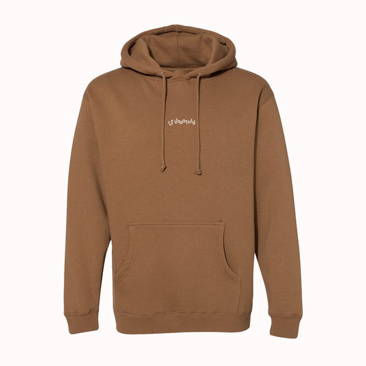 CLASSIC BOOFY LOGO HOODIE HEAVYWEIGHT CARAMELO