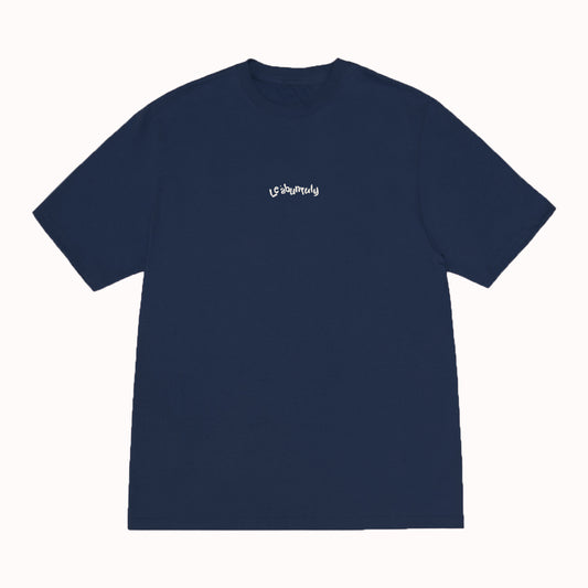 CLASSIC BOOFY LOGO TEE NAVY BLUE